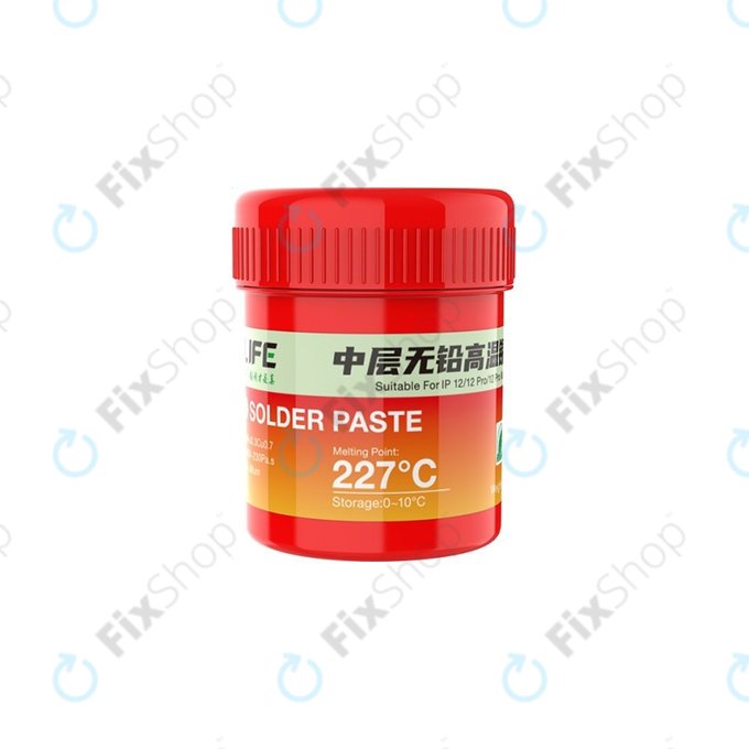 Relife RL-406 - Pâte à souder sans halogène 227°C (40g)