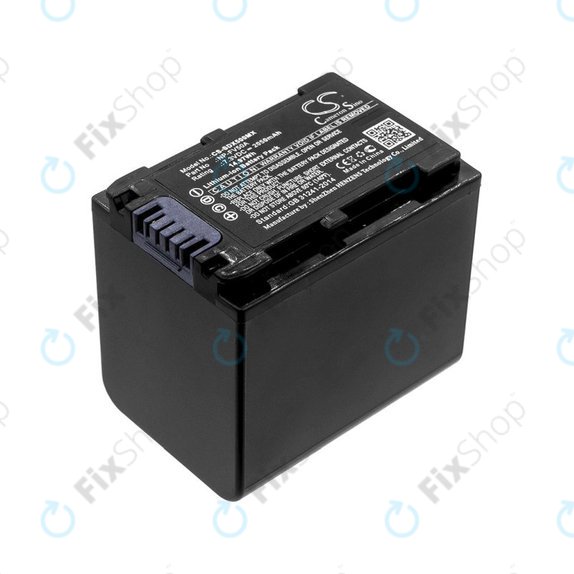 Batterie pour Sony Fdr-Ax33, Sony Fdr-Ax40, Sony Fdr-Ax45, Sony Fdr-Ax, 2050mAh, Li-Ion, 7.3V, NP-FV50A, HQ