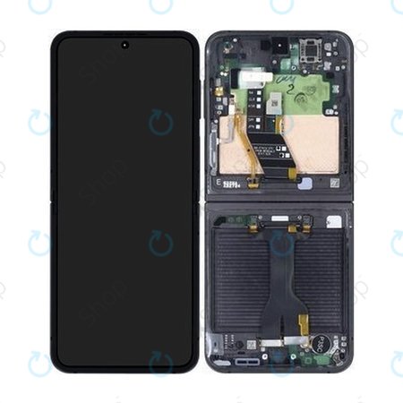 Samsung Galaxy Z Flip 6 F741B - Écran LCD + Écran tactile + Cadre (Crafted Black) - GH82-35014E Genuine Service Pack