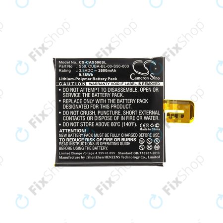 Caterpillar CAT S50 - Batterie CUBA-BL-00-S50-000 2600mAh HQ