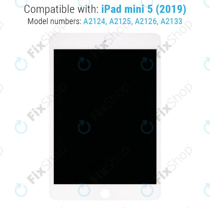 Apple iPad Mini 5 - Écran LCD + Écran Tactile (White) Refurbished