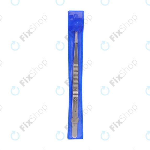 Pince à épiler professionnelle en acier inoxydable à pointe droite (163 mm)