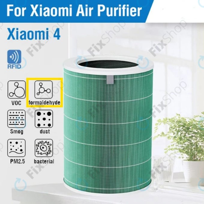 Xiaomi Mi Mijia Air Purifier 4 - Filtre HEPA (Couche catalytique) (Vert)