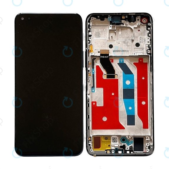 Honor 50 Lite - Écran LCD + Écran tactile + Cadre (Noir minuit) TFT