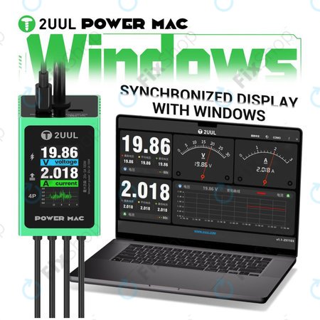 Câble d'alimentation de diagnostic avec affichage pour ordinateurs portables, 2UUL PW08