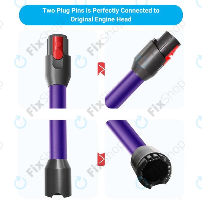 Dyson V12 - Tube d'aspiration (Pourpre)