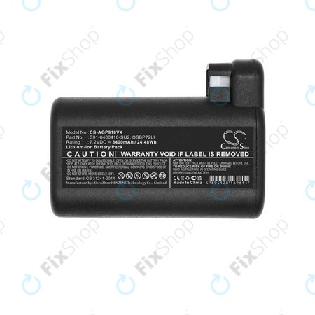 AEG série RX, Electrolux E, série P - Batterie S91-0400410-SU2, OSBP72LI, OSBP72LI25 3400mAh HQ