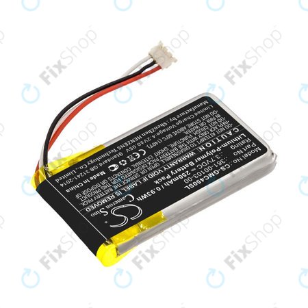 Batterie pour Garmin DashCam 45, DashCam 46, DashCam 55, DashCam 56, DashCam 66, 250mAh, Li-Pol, 3.7V, 361-00103-00, HQ