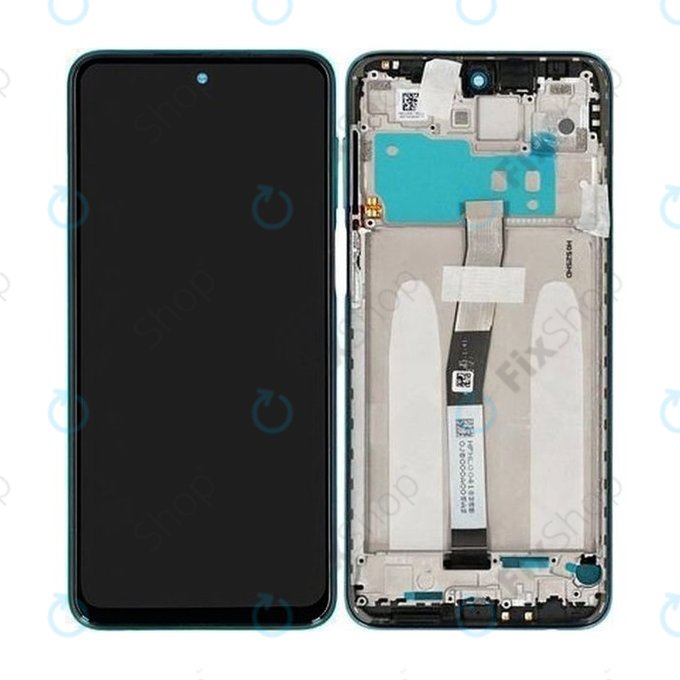 Xiaomi Redmi Note 9 Pro - Écran LCD + Ecran Tactile + Cadre (Vert Tropical) - 560004J6B200 Genuine Service Pack