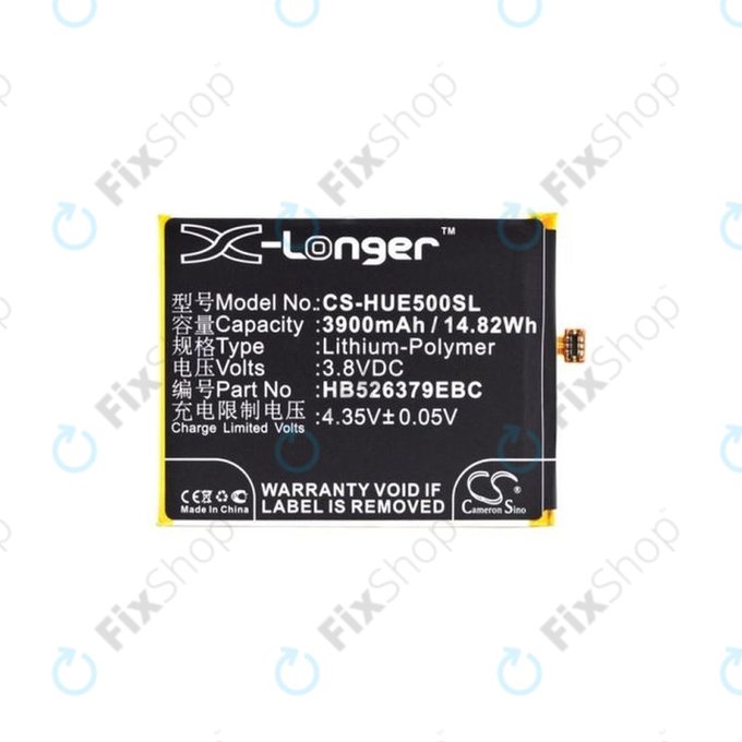 Huawei Honor Play 5X - Batterie HB526379EBC 3900mAh HQ
