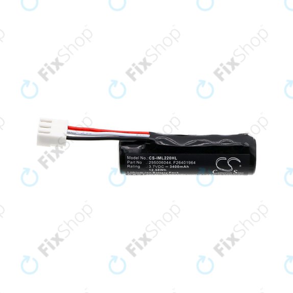 Batterie pour Ingenico IWL220, 255, 258, 280, Ingenico MOVE 2500, 3000, 3500, 3400mAh, Li-Ion, 3.7V, 295006044, HQ
