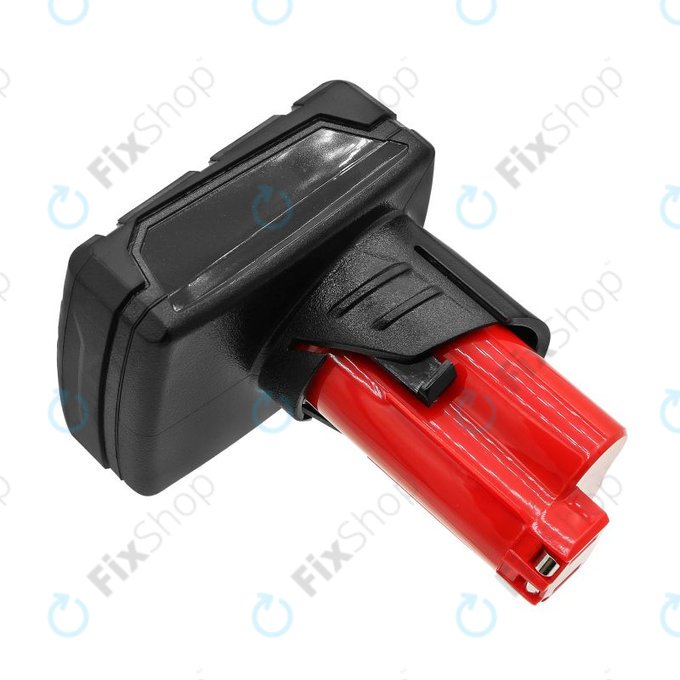 Batterie pour Milwaukee M12 Redlithium XC 4.0, 6000mAh, Li-Ion, 12V, M12 B3 XC, M12 B4 XC, HQ
