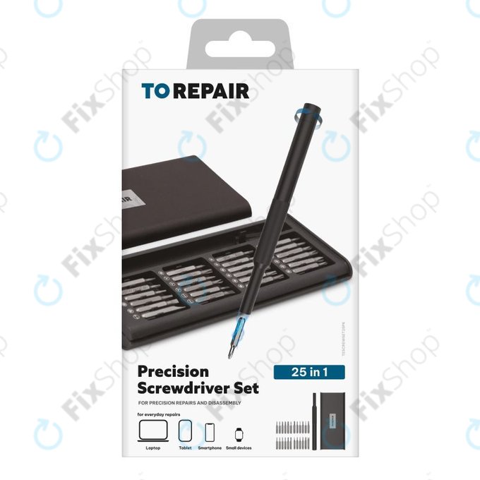 SBS - Jeu de tournevis de précision avec poignée magnétique 25en1