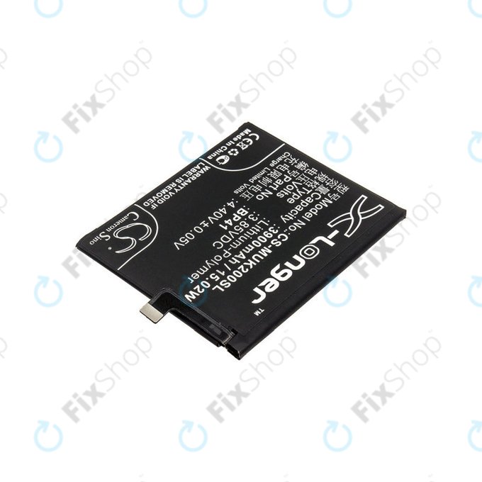 Batterie pour Xiaomi Mi 9T, Redmi K20, 3900mAh, Li-Pol, 3.85 V, BP41, HQ