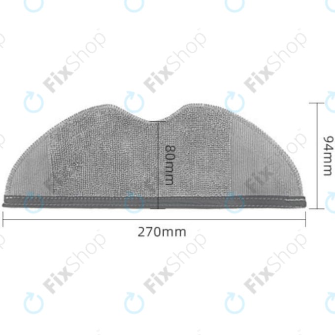 Chiffon de vadrouille, 2 pièces pour Xiaomi Robot Vacuum E5