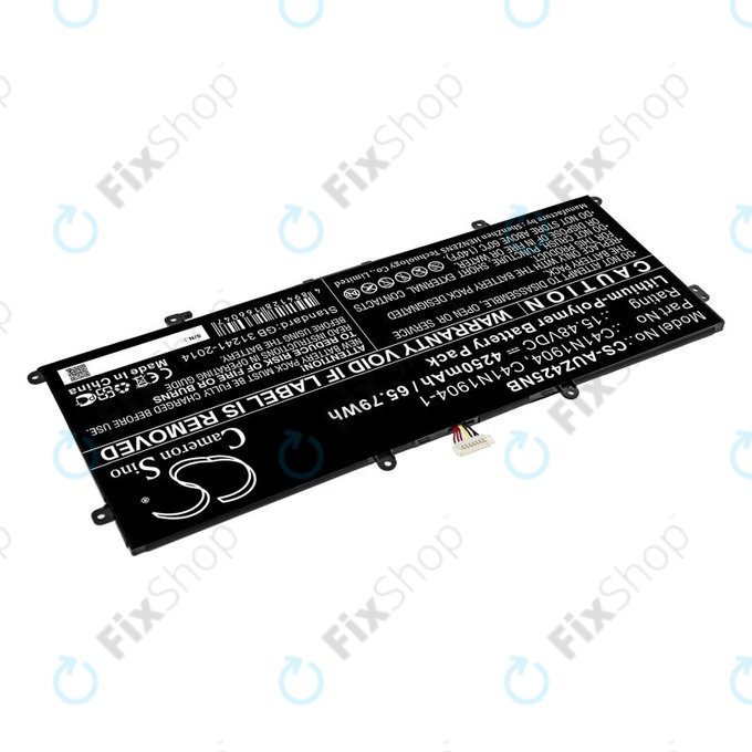 Batterie pour Asus Zenbook 13, Zenbook 14, 4250mAh, Li-Pol, 15.48V, C41N1904, HQ