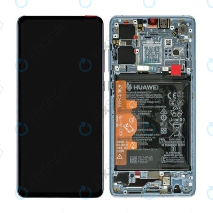 Huawei P30 - Écran LCD + Ecran Tactile + Cadre + Batterie (Breathing Crystal) - 02352NLP, 02354HMF, 02354KUB Genuine Service Pack