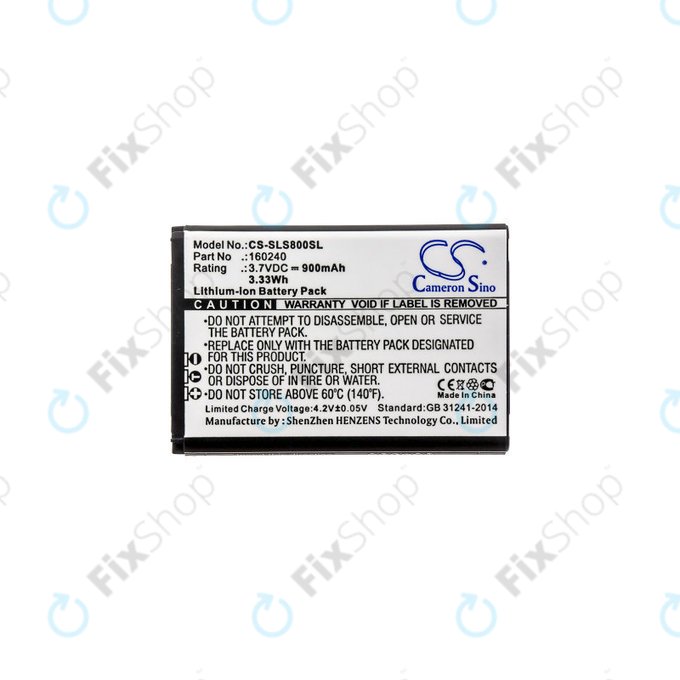 Batterie pour Steelseries 61298rx, Siberia 840, 900mAh, Li-Ion, 3.7V, 160240, HQ