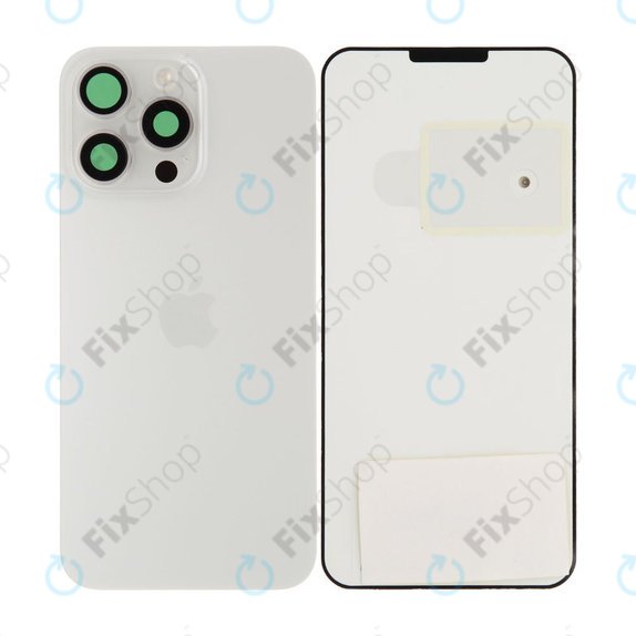 Verre du boîtier arrière pour iPhone 15 Pro Max | White Titanium | 661-36908 | Genuine Apple