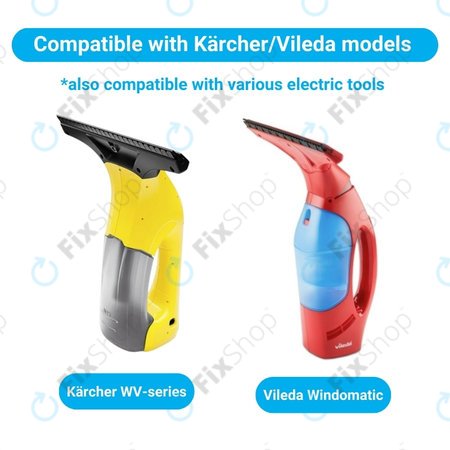 Karcher WV1, WV2, WV2 Plus, WV2 Premium, WV50 Plus, WV70 Plus - Batterie INR18650 Li-Lon 3.7V 2900mAh HQ