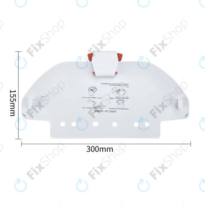 Xiaomi Mi Robot Vacuum Mop Pro (P), 2S, Viomi V2 Pro, V3, SE - Couvercle inférieur (Blanc)