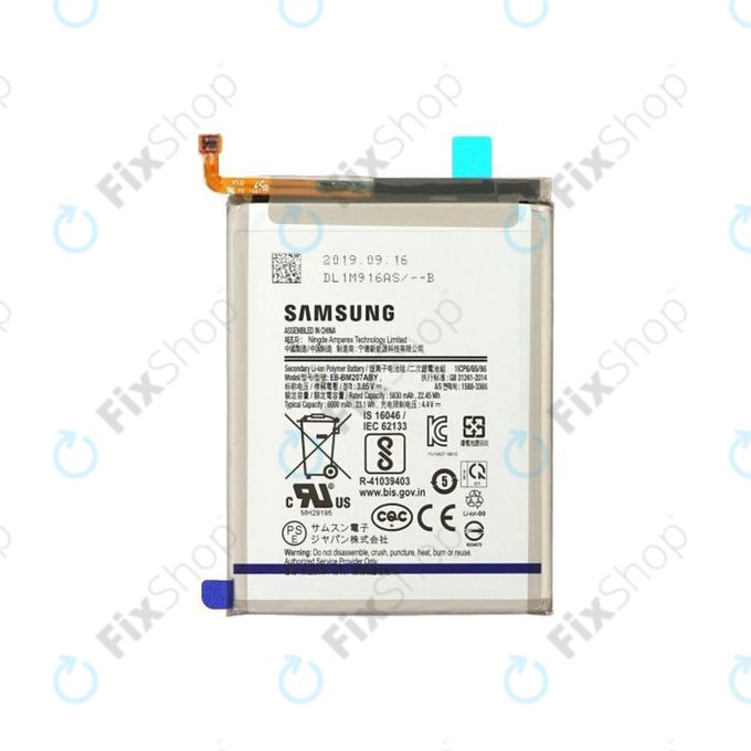 Samsung Galaxy M21 M215F, M30s M307F - Batterie EB-BM207ABY 6000mAh - GH82-21263A Genuine Service Pack