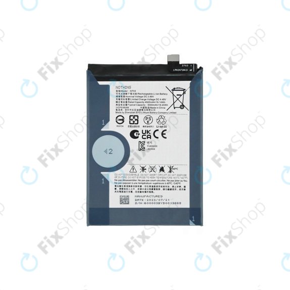 Nothing CMF Phone 1, Phone (2a) Plus - Batterie NT03 5000mAh