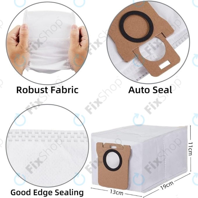 Sac à poussière, 2 pièces pour Xiaomi Robot Vacuum X20 Max, X20 Pro