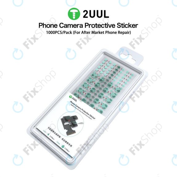 2UUL Autocollant de protection pour appareil photo de téléphone (1000 pièces)