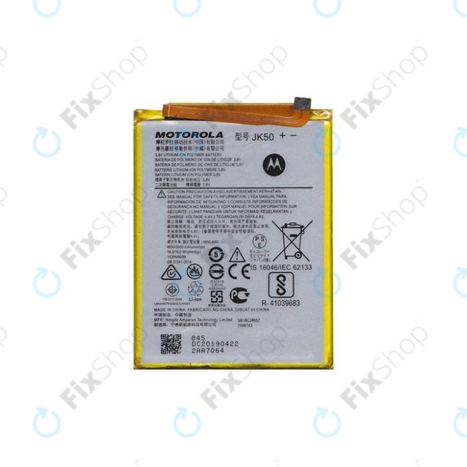 Motorola Moto G7 Power, G8 Power Lite, G9 Play, G10, G20, G30, G50, G51, E7 Plus, E7, E7i Power, E30, E40 - Batterie JK50 5000mAh - SB18C28956 Genuine Service Pack