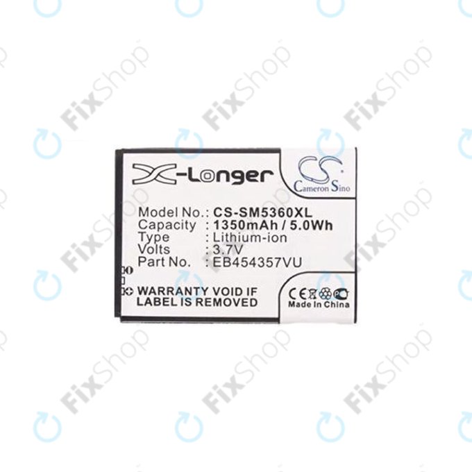 Samsung Galaxy Chat B5330 - Batterie EB454357VU 1350mAh HQ