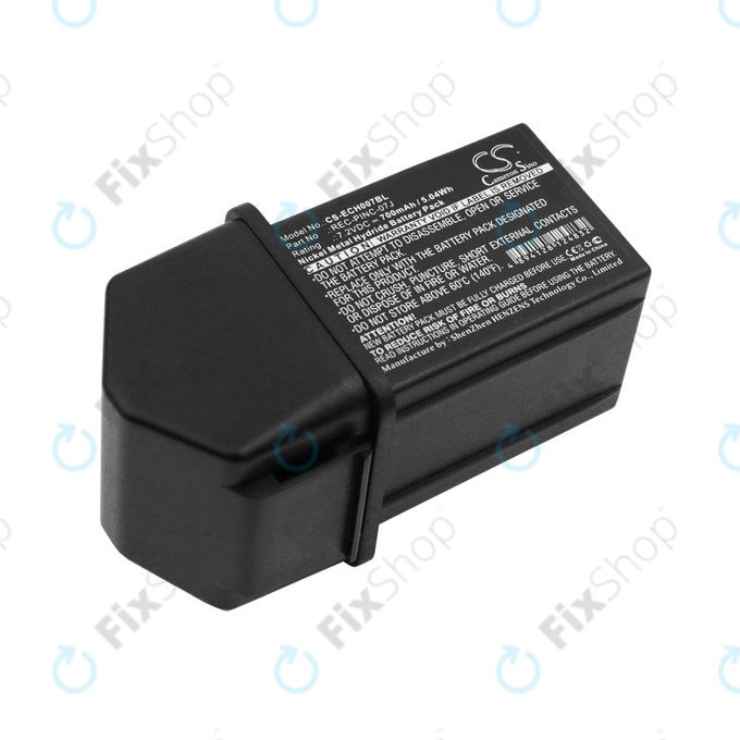 Batterie pour Elca CONTROL-0, 700mAh, Ni-MH, 7.2V, PINC 07MH, HQ