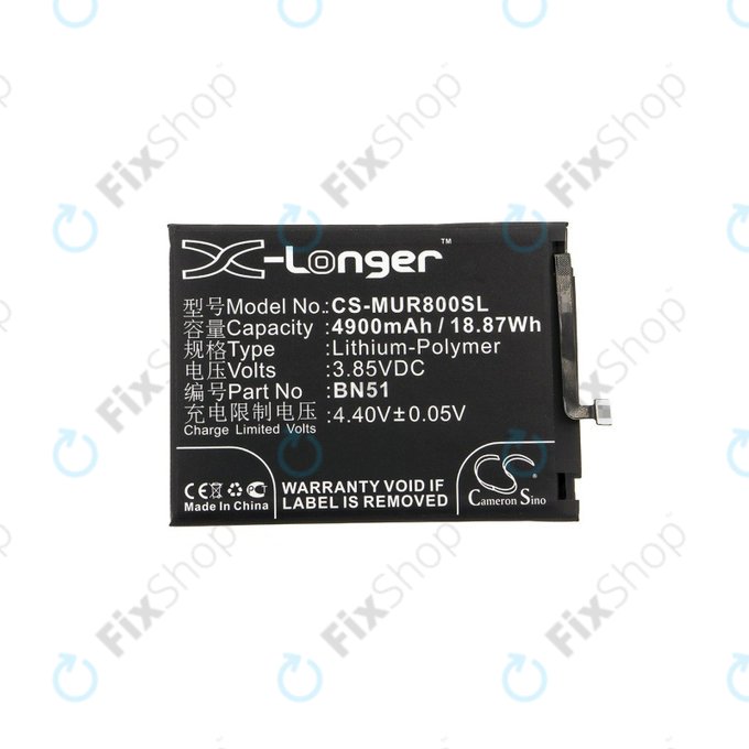 Xiaomi Redmi 8, 8A - Batterie BN51 4900 mAh HQ