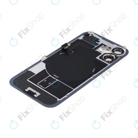 Apple iPhone 16 Plus - Verre de la coque arriere + Verre de caméra + Plaque en métal + Aimants MagSafe (Black)