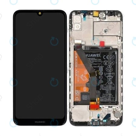 Huawei Y6s - Écran LCD + Ecran Tactile + Cadre + Batterie (Starry Black) - 02353JJV Genuine Service Pack
