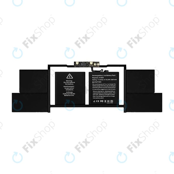 Apple MacBook Pro 15" A1707 (Fin 2016 - Mi 2017) - Batterie A1820 6667mAh