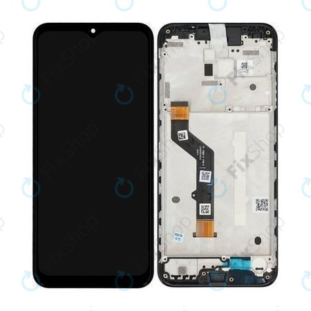 Motorola Moto G9 Play - Écran LCD + Écran Tactile + Cadre (Noir) - 5D68C17397 Genuine Service Pack