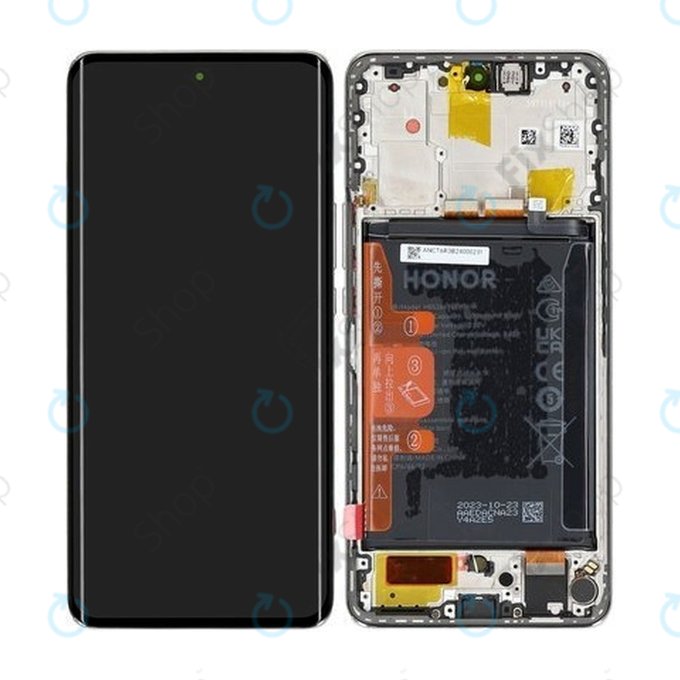 Honor Magic6 Lite - Écran LCD + Écran tactile + Cadre + Batterie (Orange) - 0235AHHS, 0235AHHT Genuine Service Pack