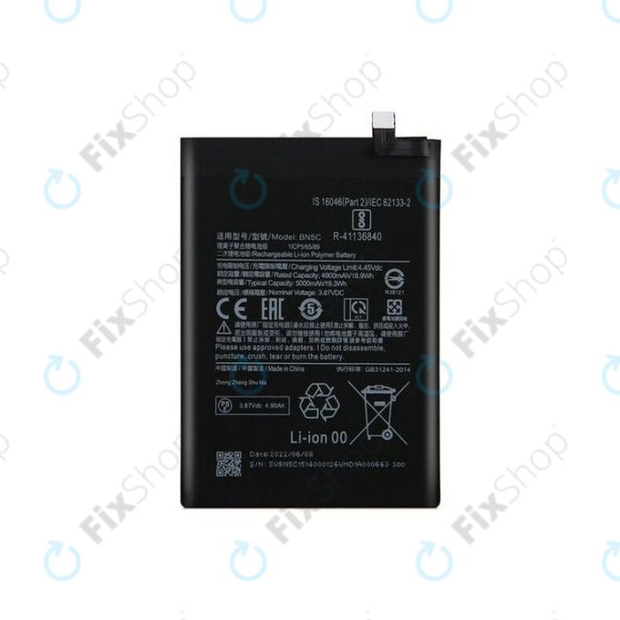 Xiaomi Poco M4 Pro 5G 21091116AG - Batterie BN5C 5000mAh