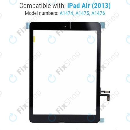 Apple iPad Air - Écran tactile + bouton Home (Noir)