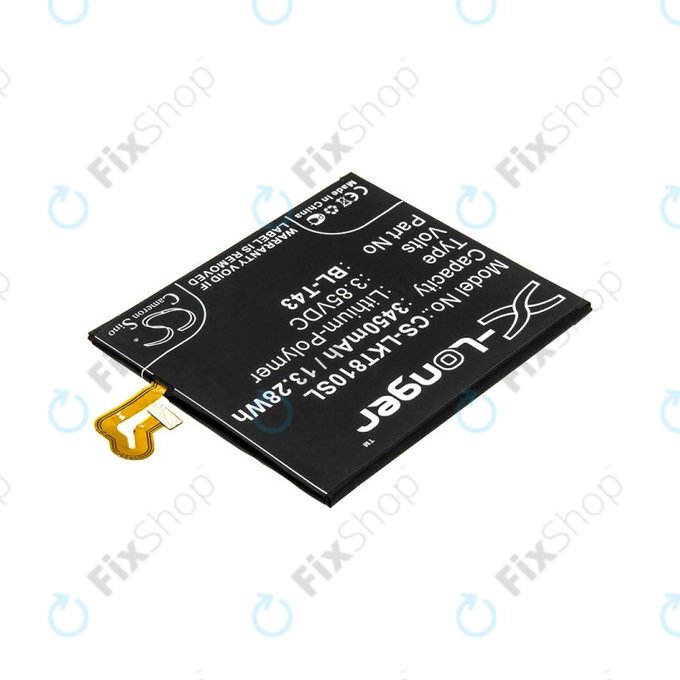 Batterie pour LG G8S ThinQ, ThinQ Global, 3450mAh, Li-Pol, 3.85V, BL-T43, HQ