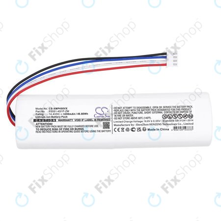 Batterie pour Xiaomi Mi Robot Vacuum Mop 2, Mijia Sweeping Vacuum Cleaner 2C, 3200mAh, Li-Ion, 14.4V, P2051-4S1P-ZM, HQ