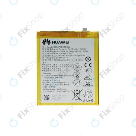 Huawei P9 Plus - Batterie HB376883ECW 3320mAh - 24022009 Genuine Service Pack