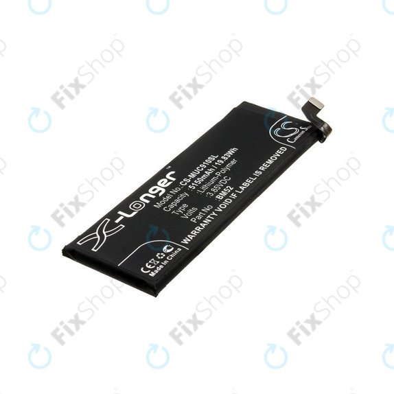 Batterie pour Xiaomi Mi Note 10 M190F4AG, 5150mAh, Li-Pol, 3.85 V, BM52, HQ