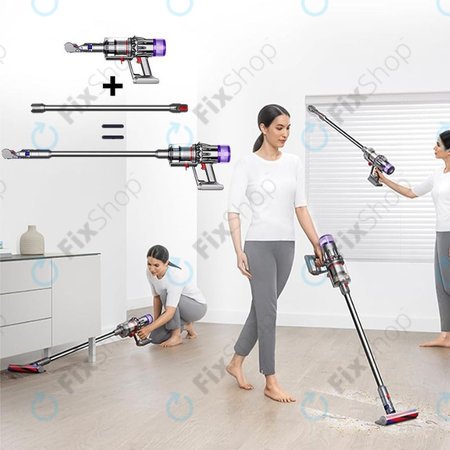 Dyson V12 - Tube d'aspiration (Argent)