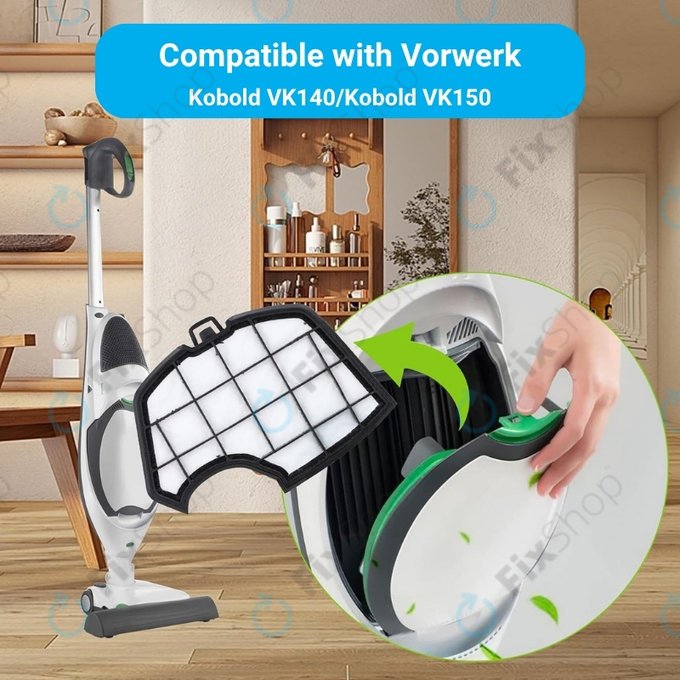 Vorwerk Kobold VK140, VK150 - Filtre a poussiere FP140