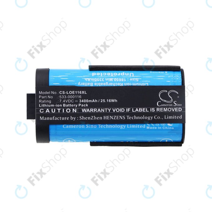 Batterie pour Logitech UE Megaboom, 3400mAh, Li-Ion, 7.4V, 533-000116, HQ