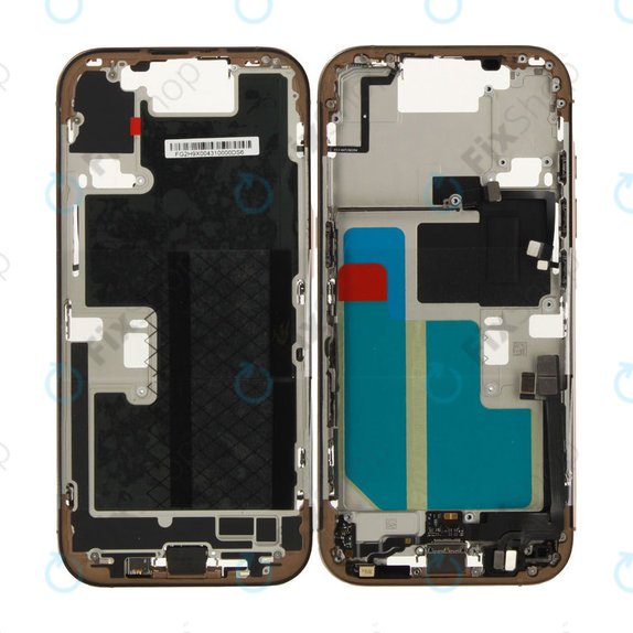 Cadre central avec batterie pour iPhone 16 Pro | Desert Titanium | ZD076-00691 | Genuine Apple