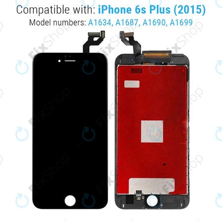 Apple iPhone 6S Plus - Écran LCD + Écran Tactile + Cadre (Noir) Refurbished