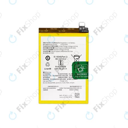 Oppo Reno 8 T - Batterie BLP981 4800mAh